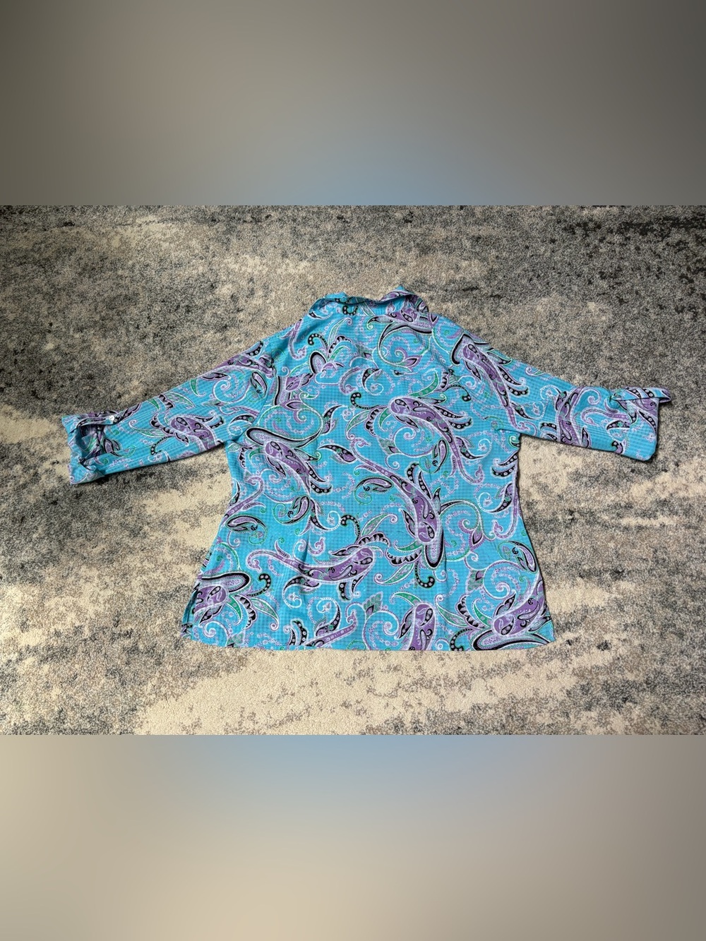 Kim rogers curvy 1x women’s button down top - Picture 3 of 4
